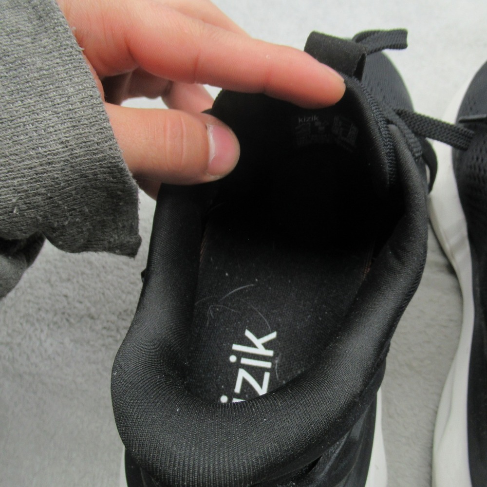 Kizik Women 9 2E Wide Walking Shoe Black Hands Free Slip On Lightweight Athletic - Picture 7 of 16